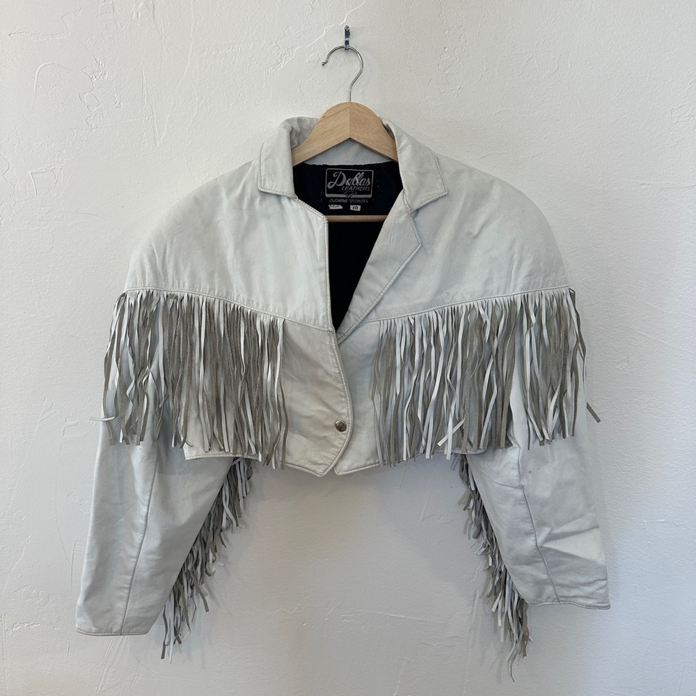 Women's Fringe Jacket - Gray